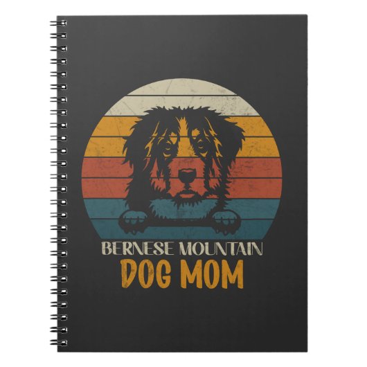 Bernese Mountain Dog Mama, Berner Hundemutter Notizblock (Vorderseite)