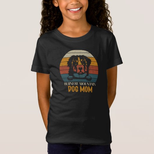 Bernese Mountain Dog Mama, Berner Hundemutter T-Shirt (Vorderseite)