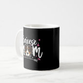 Bernese Mountain Dog Mama Berner Mama Bernie Mutte Kaffeetasse (Vorderseite Links)