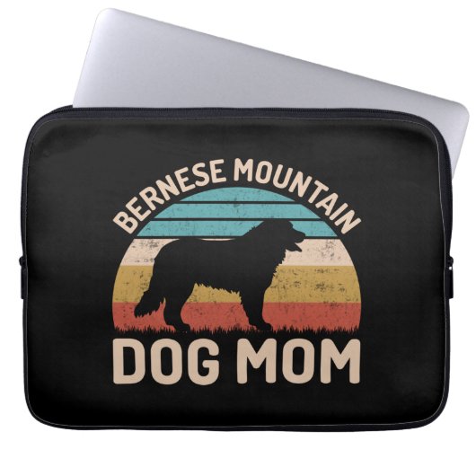 Bernese Mountain Dog Mama, Bernese Dog Mama Laptopschutzhülle (Vorderseite)