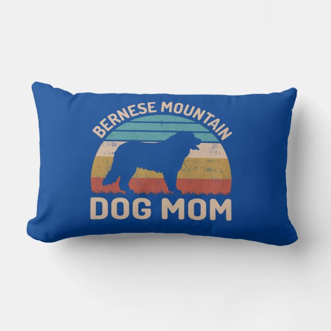 Bernese Mountain Dog Mama, Bernese Dog Mama Lendenkissen (Vorderseite)