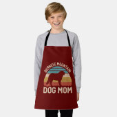 Bernese Mountain Dog Mama, Bernese Dog Mama Schürze (Getragen)