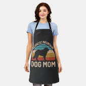 Bernese Mountain Dog Mama, Bernese Dog Mama Schürze (Getragen)