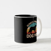 Bernese Mountain Dog Mama, Bernese Dog Mama Zweifarbige Tasse (VorderseiteRechts)