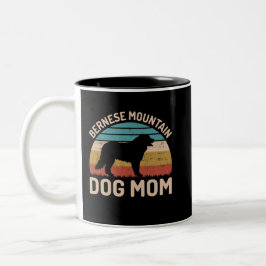 Bernese Mountain Dog Mama, Bernese Dog Mama Zweifarbige Tasse