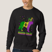 Bernese Mountain Dog Mardi Gras Carnival Jester Be Sweatshirt (Vorderseite)