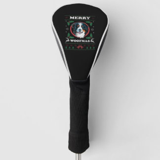 Bernese Mountain Dog Merry Woofmas Christmas Dog G Golf Headcover