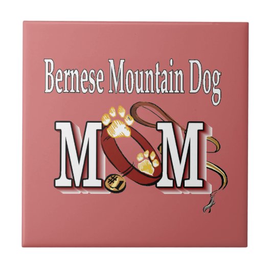 Bernese Mountain Dog MOM Fliese (Vorderseite)