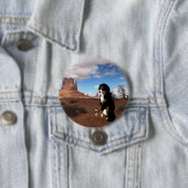 Bernese Mountain Dog Monument Valle Button (Beispiel)