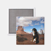 Bernese Mountain Dog Monument Valle Magnet (Vorderseite/Rückseite)