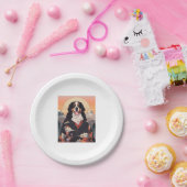 Bernese Mountain Dog Mount Fuji Pappteller (Party)