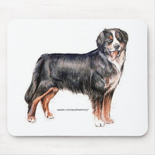 Bernese Mountain Dog Mousepad (Vorne)