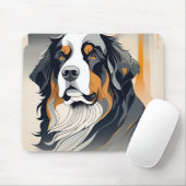Bernese Mountain Dog Mousepad (Mit Mouse)