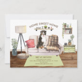 Bernese Mountain Dog Moving Ankündigung (Vorderseite)