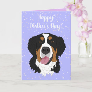 Bernese Mountain Dog Muttertag Karte