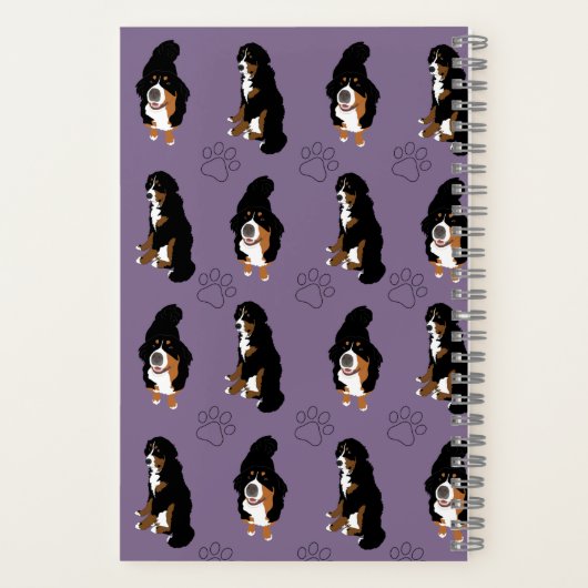 Bernese Mountain Dog Notizblock (Rückseite)