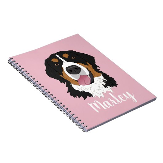 Bernese Mountain Dog Notizblock (Rechte Seite)