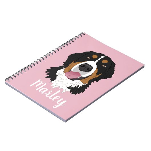 Bernese Mountain Dog Notizblock (Linke Seite)