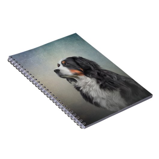 Bernese Mountain Dog Notizblock (Rechte Seite)