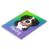 Bernese Mountain Dog Notizblock (Linke Seite)