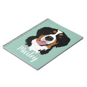 Bernese Mountain Dog Notizblock (Linke Seite)