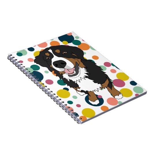 Bernese Mountain Dog Notizblock (Rechte Seite)