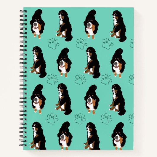 Bernese Mountain Dog Notizblock (Vorderseite)