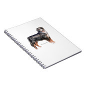 Bernese Mountain Dog Notizblock (Rechte Seite)
