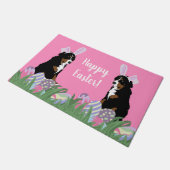 Bernese Mountain Dog Oaster Fußmatte (Schrägansicht)