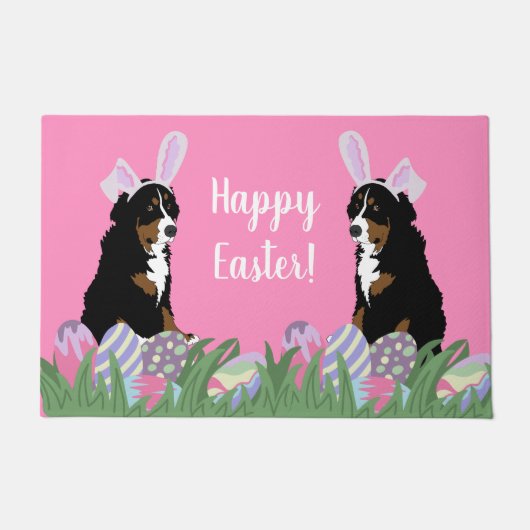 Bernese Mountain Dog Oaster Fußmatte (Vorderseite)