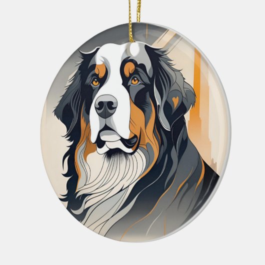 Bernese Mountain Dog Ornament (Links)
