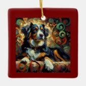 Bernese Mountain Dog Ornament (Vorderseite)