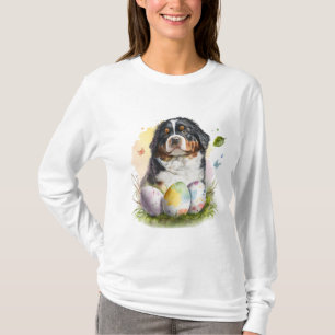 Bernese Mountain Dog Ostereier, Bernese Osterfeier T-Shirt