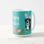 Bernese Mountain Dog Ostersonne Kaffeetasse (VorderseiteRechts)