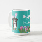 Bernese Mountain Dog Ostersonne Kaffeetasse (Vorderseite Links)