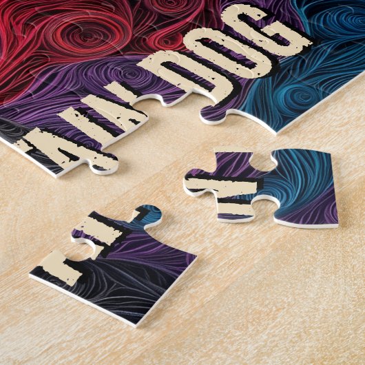 Bernese Mountain Dog Paper Quilling Art Portrait Puzzle (Seite)