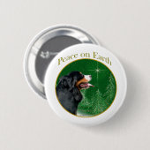 Bernese Mountain Dog Peace Button (Vorne & Hinten)