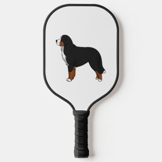 Bernese Mountain Dog Pickleball Schläger (Vorderseite)