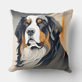 Bernese Mountain Dog Pillow Kissen