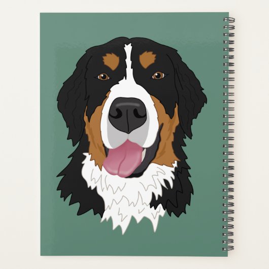 Bernese Mountain Dog Planer (Rückseite)