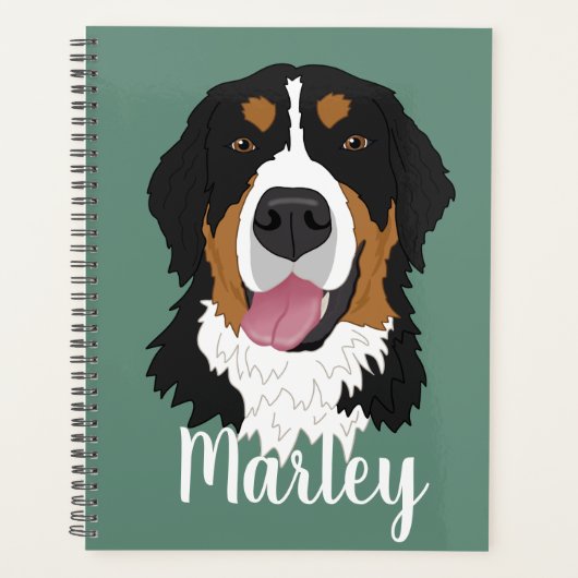 Bernese Mountain Dog Planer (Vorderseite)