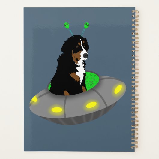 Bernese Mountain Dog Planer (Rückseite)