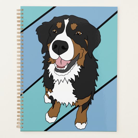 Bernese Mountain Dog Planer (Vorderseite)