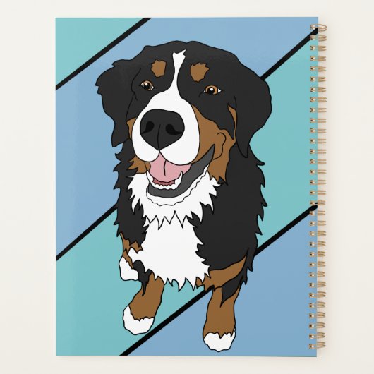 Bernese Mountain Dog Planer (Rückseite)