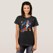 Bernese Mountain Dog Planet Space T-Shirt (Vorne ganz)
