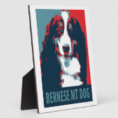 Bernese Mountain Dog Political Parody Poster Fotoplatte (Seite)