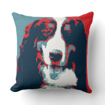 Bernese Mountain Dog Political Parody Poster