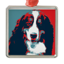 Bernese Mountain Dog Political Parody Poster
