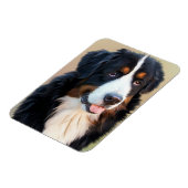 Bernese Mountain Dog Portrait Magnet (Linke Seite)