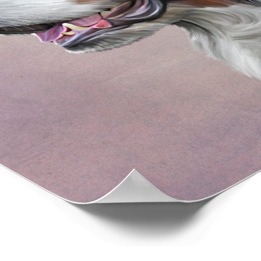 Bernese Mountain Dog Poster (Ecke)